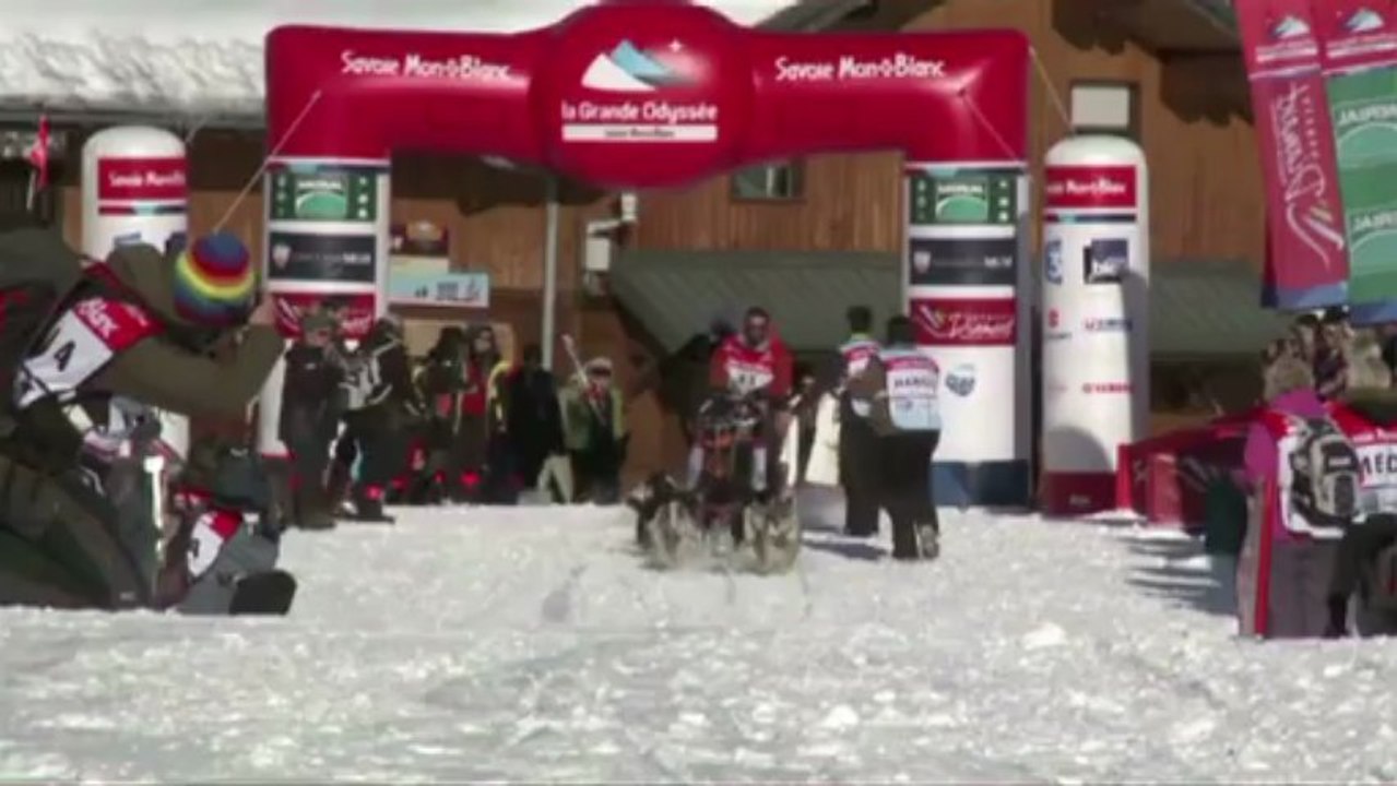La Grande odyssée Savoie Mont Blanc sur TV8 Mont Blanc dans La Place du Village