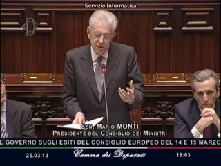 04 Roma - Camera - Mario Monti (25.03.13)