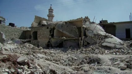 Syrie: dans un quartier pauvre d'Alep, la vie après le "scud"