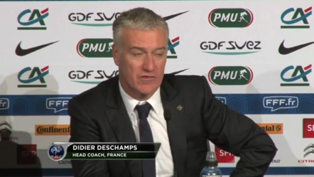Qualif. CdM 2014 - Deschamps : On a encore des points à remporter
