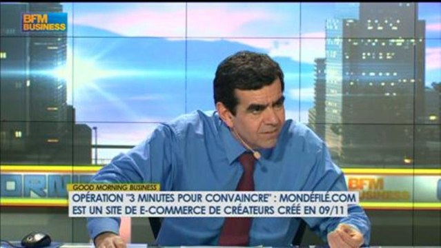 3 minutes pour convaincre : Mondéfilé.com, Jeanne Coëffé dans Good Morning Business - 27 mars