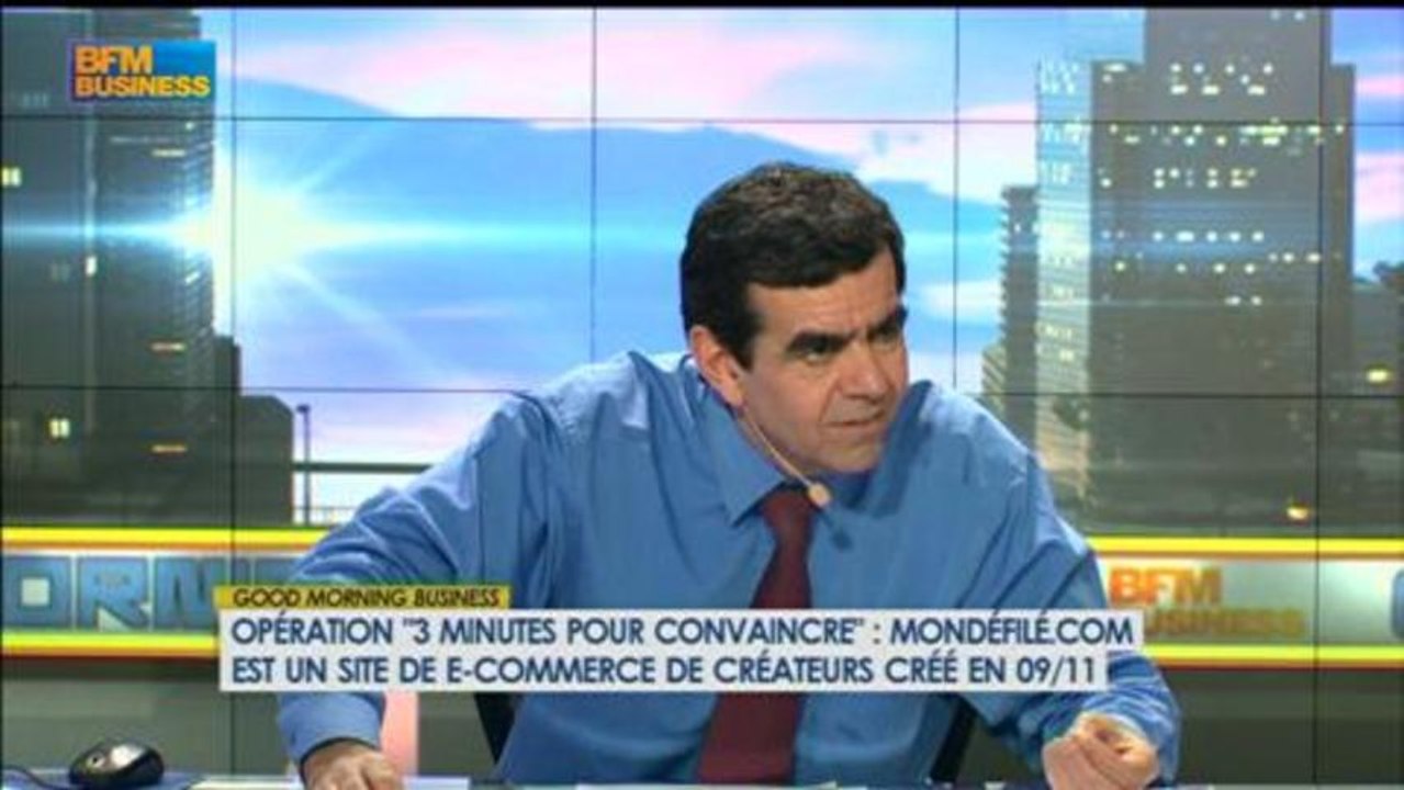 3 minutes pour convaincre : Mondéfilé.com, Jeanne Coëffé dans Good Morning Business - 27 mars
