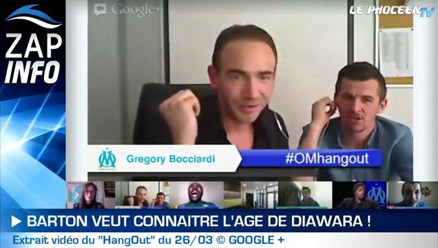 Zap Info : Barton provoque Diawara
