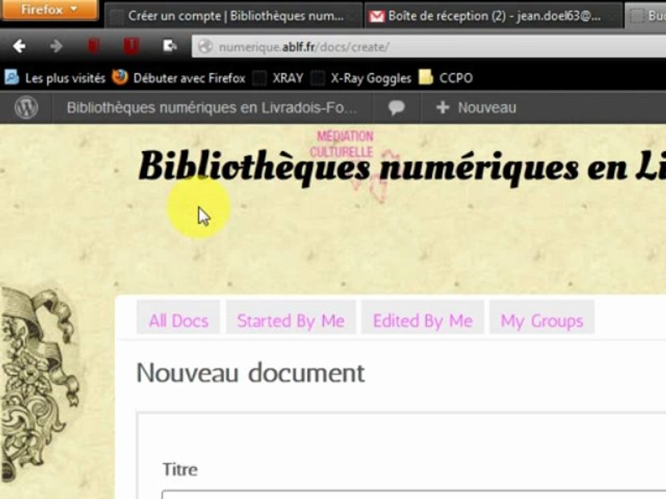 Description du profil.