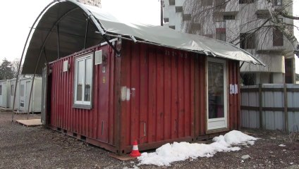 Un container en hiver, une solution d'hebergement?