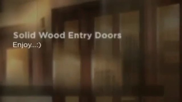 Solid Wood Entry Doors