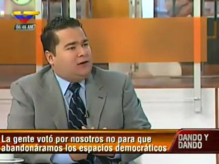 Ricardo Sánchez: Capriles pretende usar a los estudiantes como carne de cañón