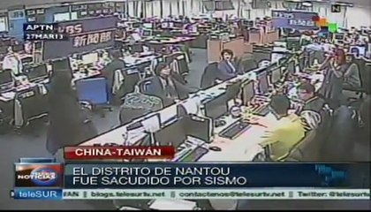 Terremoto de 6,1 grados sacude Taiwan