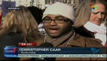 EE.UU.: debaten constitucionalidad de matrimonio gay