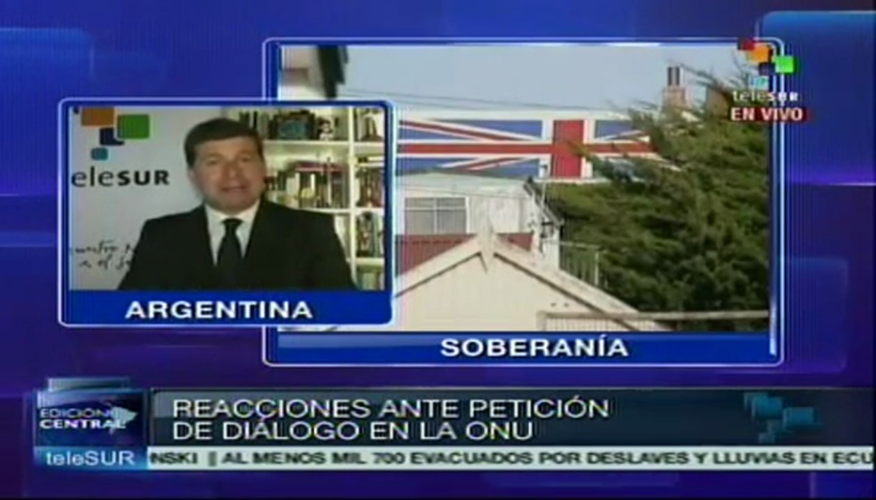Argentina ratifica voluntad de diálogo con RU por Malvinas