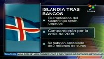 Acusa Islandia a bancos de estar detrás de la crisis de 2008