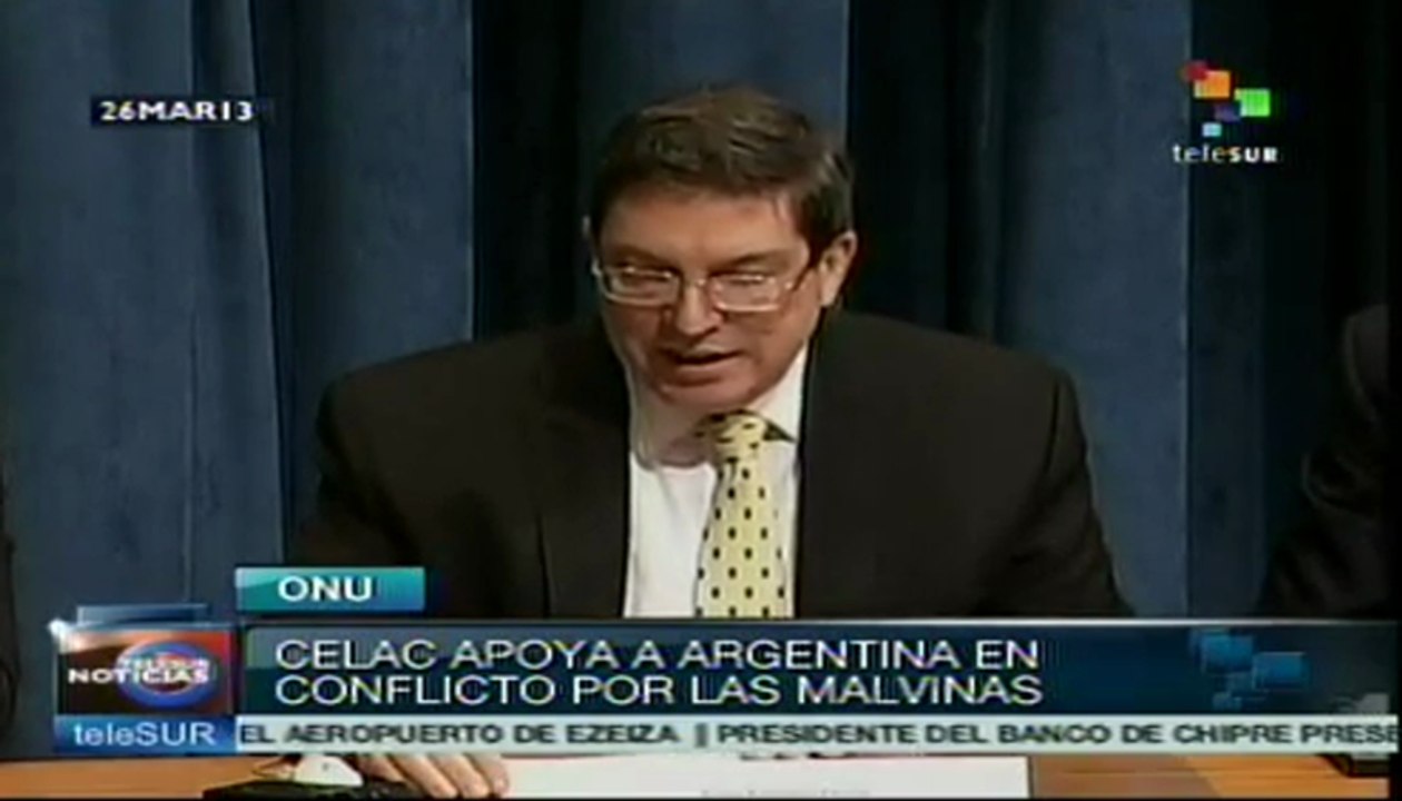 CELAC brinda apoyo a Argentina en conflicto por Malvinas
