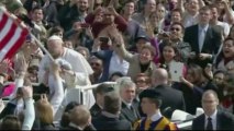 Pope holds first general audience