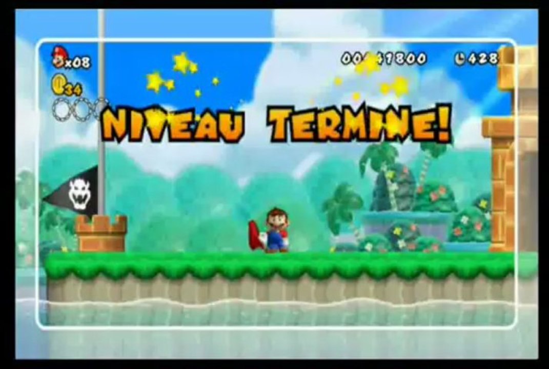 défi n°2-new super mario bros wii-"l'épopée" des pièces étoiles (10/10)