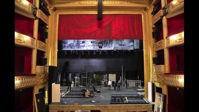 Le Prix Martin d'Eugène Labiche mise en scène Peter Stein : montage du décor