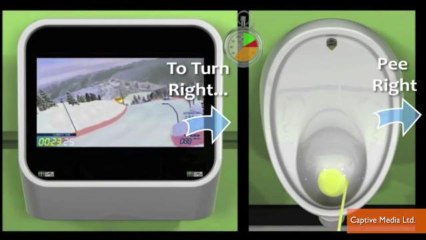 Urinal Video Games Installed at Baseball Stadium