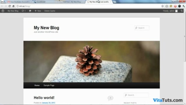 How to Create a Website/Blog using Wordpress in ** FIVE MINUTES **