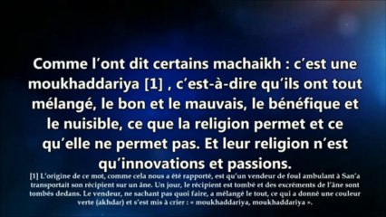 Au sujet du Salon du Bourget - cheikh al Adani