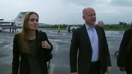 Angelina Jolie visits the DRC