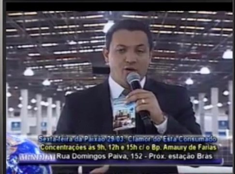 Bispo do Ap Boiadeiro vende Carne-Passaporte de TV por 70 reais mes 27/03/2013