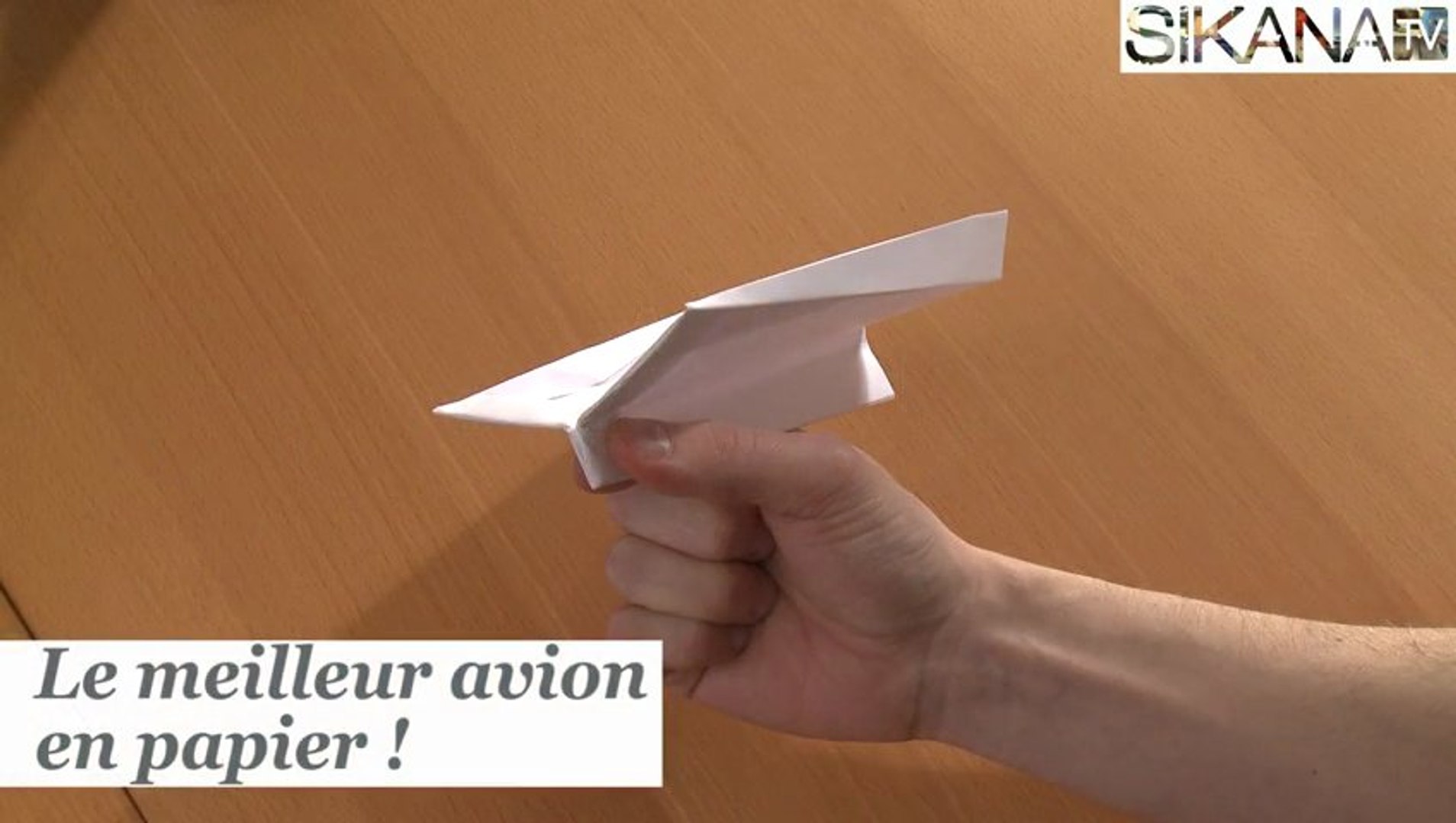 Origami : Le meilleur avion en papier du monde ! - HD - Vidéo Dailymotion