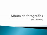 Álbum de fotografías geovanny