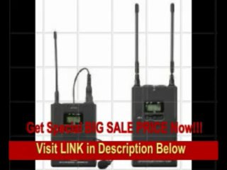 [SPECIAL DISCOUNT] Sony UWPV1 Lavalier Microphone, Bodypack Transmitter & Portable RX Wireless System, Operating on TV Channels 42...