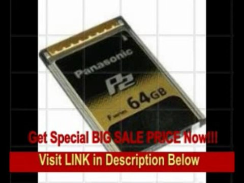 [SPECIAL DISCOUNT] Panasonic F Series 64GB P2 Card, 1.2 Gbps Transfer Rate