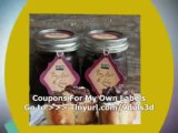 Coupons For My Own Labels | Low-budget Review Coupons For My Own Labels