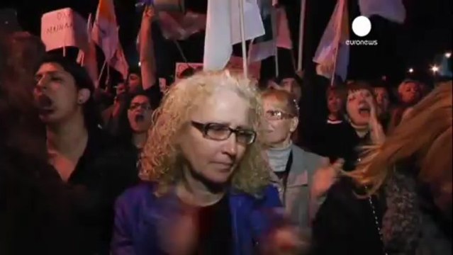 Government, banks and EU taste Cypriot wrath