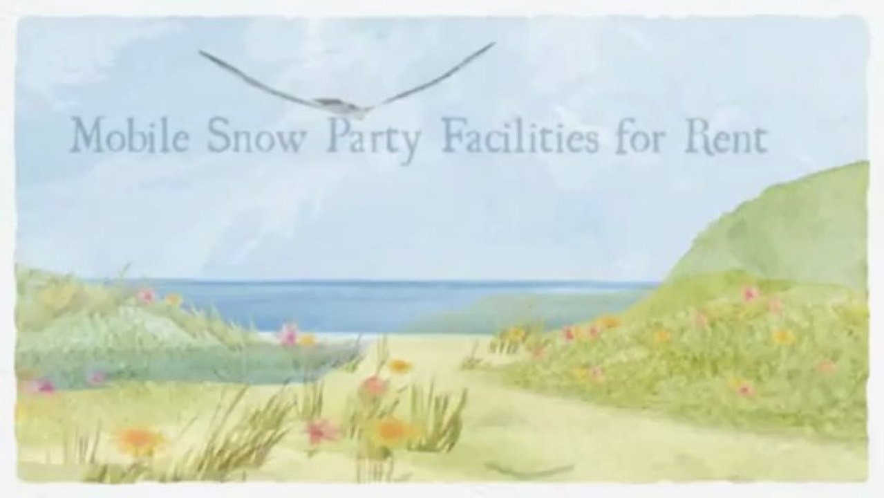 Mobile Snow Party Facilities for Rent