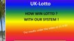 UK-lotto results draw Saturday 6th April 2013 system lottery