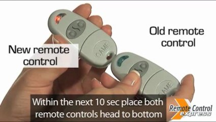 How to program a Came Top 432 NA remote