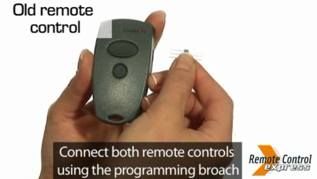How to program a Marantec D302 433 remote