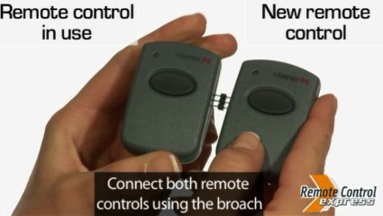 How to program a Marantec D321 433 remote