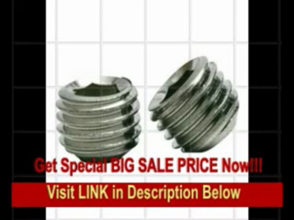 [BEST BUY] DrillSpot 7/8-9 x 2 18-8 Stainless Steel Cup Point Socket Set Screw
