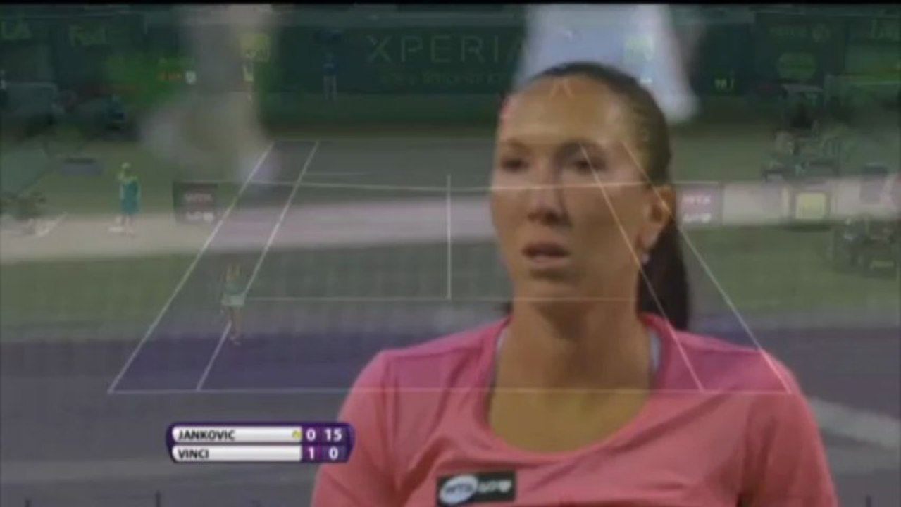 Miami: Jankovic und Vinci schenken sich nichts