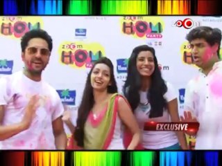 Nautanki Saala team at zoOm Holi party