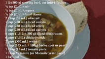 Beef Mushroom Barley Soup Recipe