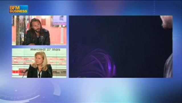 Jacques-Antoine Granjon, vente-privee.com et Bob Sinclar, DJ dans Le Grand Journal - 27 mars 4/4