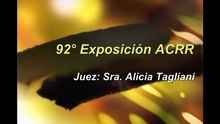Exposición N° 92 ACRR video en HD (seleccionar HD para una mejor visualización)