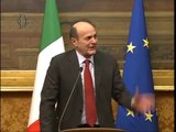 Roma - Le consultazioni a Montecitorio. Bersani (quinto giorno) (27.03.13)