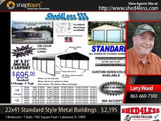 Metal Buildings - 22x41 Standard Style