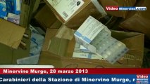 Minervino Murge: rinvenuto carico di farmaci rubati del valore di 300mila euro