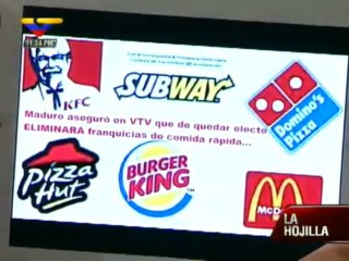 Es falso que el Gobierno nacional pretenda cerrar las cadenas de comida rápida 2