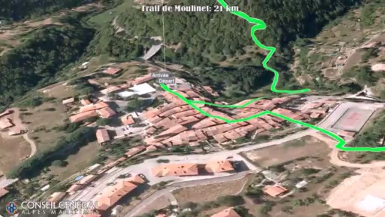 Trail de Moulinet : 21 km
