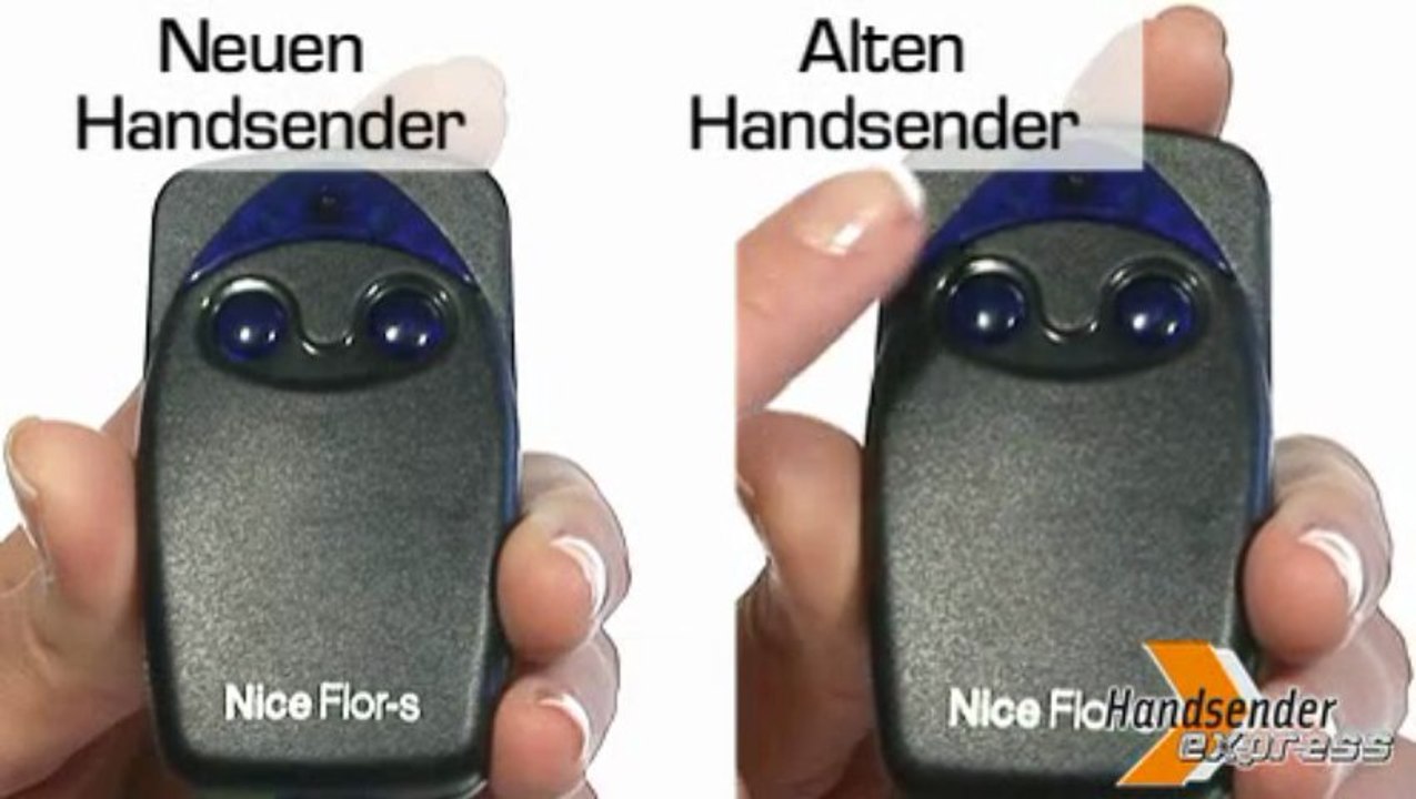 Programmieren einer Fernbedienung Nice FLO2R