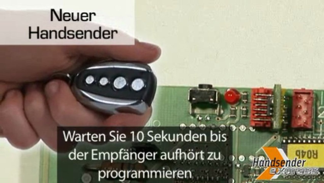 Programmieren einer Fernbedienung Prastel TC4E