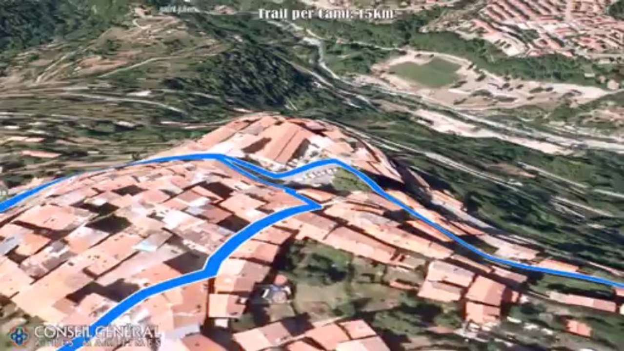 Trail per cami : 15 km