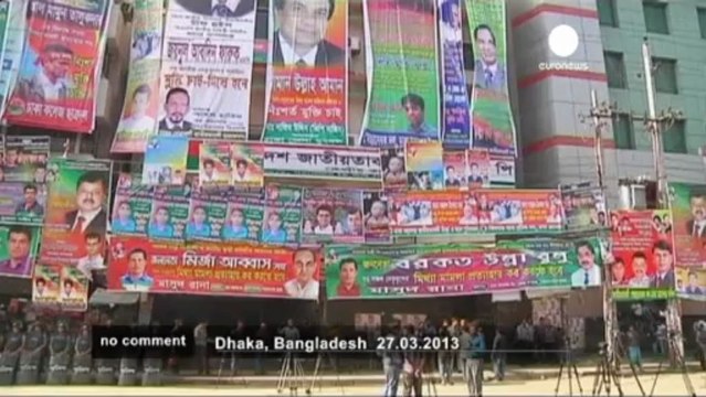 Bangladeshi police clash with opposition... - no comment